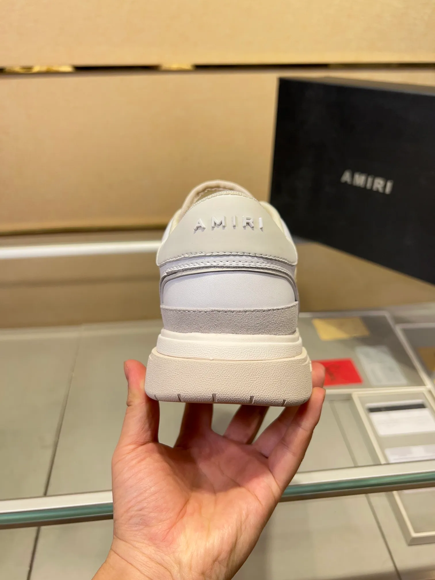 Men's men's shoes 💰500 [New style] 🌲🌲 Amiri - New Amiri trendy shoes, low-top casual sports shoes, the same style as celebrities, made of selected cowhide stitching, original outsole, comfortable on the feet, high-end workmanship, welcome to buy Size: 39-45 (customized for 46)